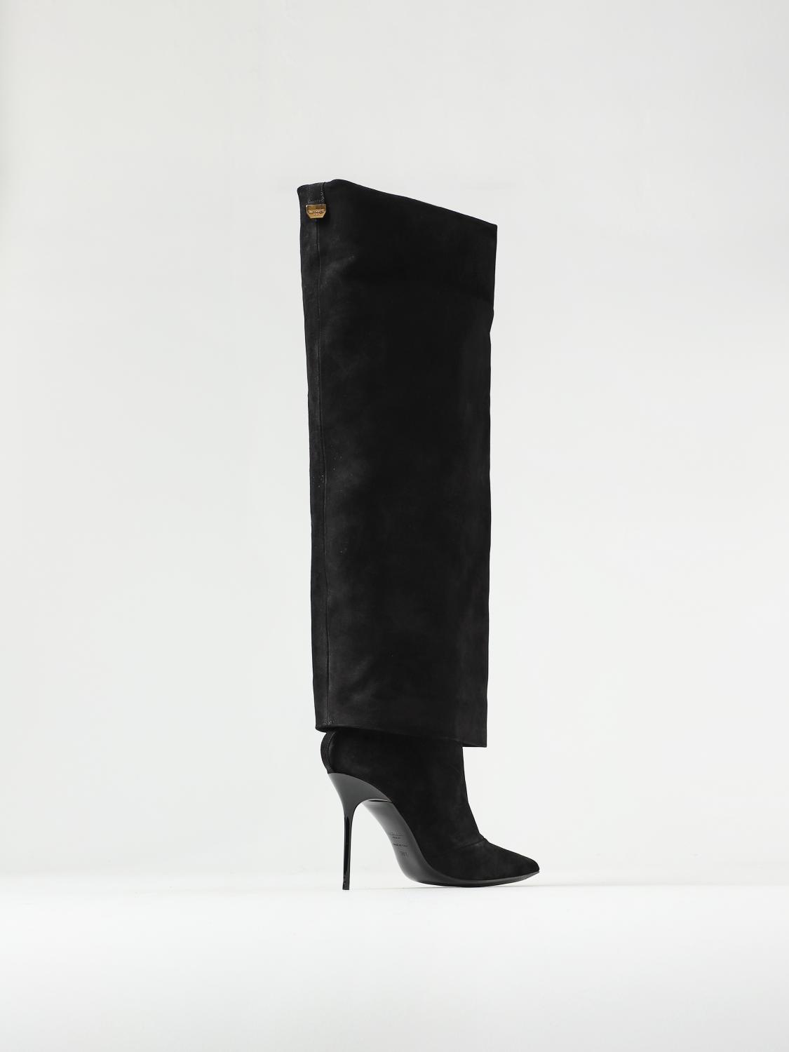 BALMAIN 36 ariel suede boots