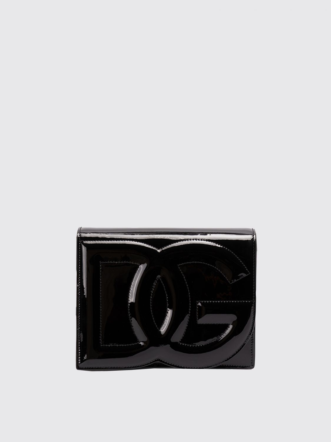DOLCE & GABBANA OS dg logo bag in patent leather