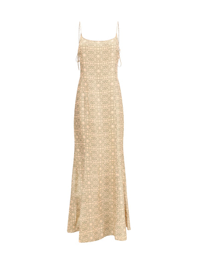 sleeveless long dress