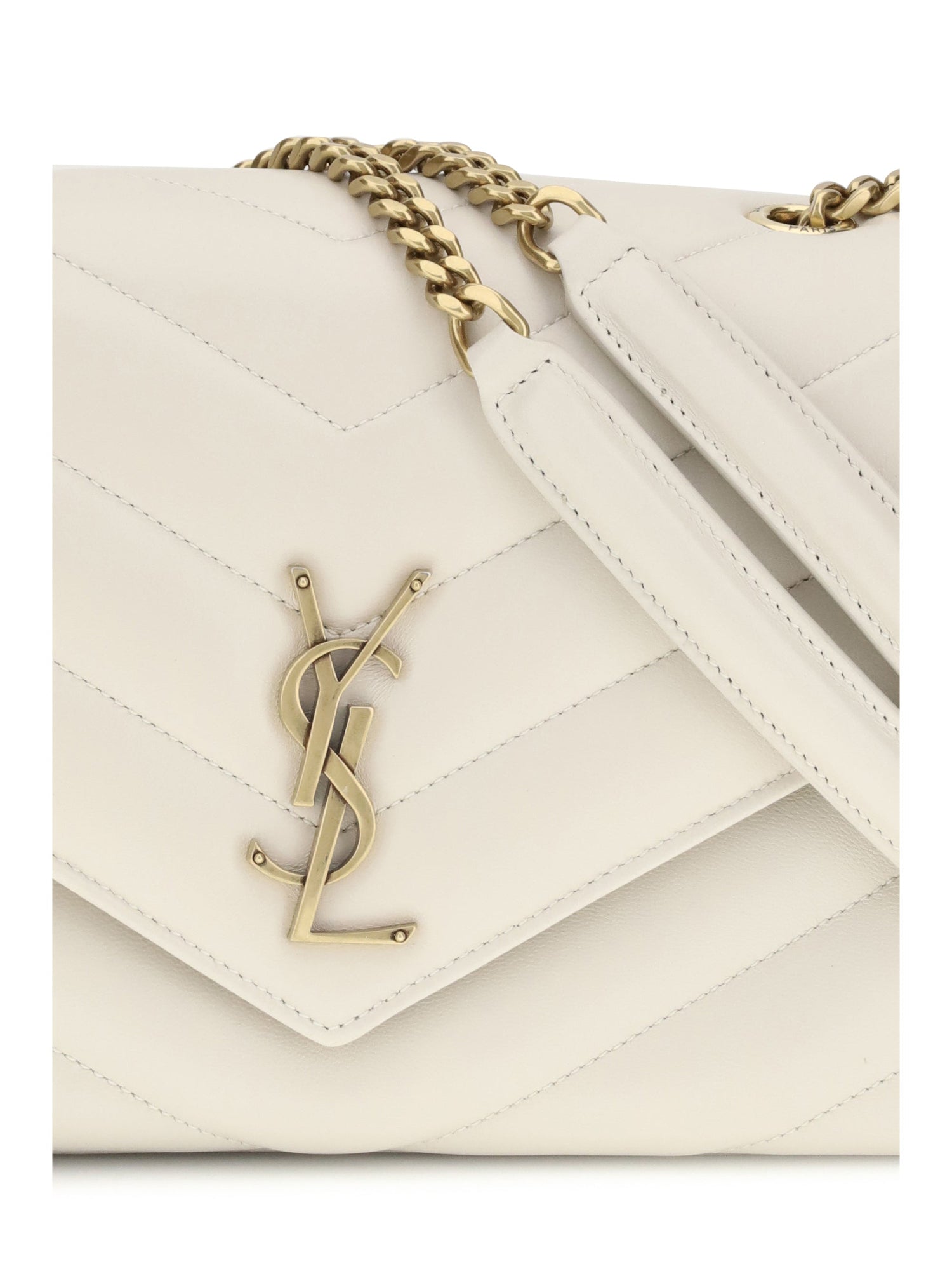 Medium Loulou Leather Shoulder Bag