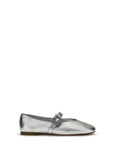 efflorescence leather ballerinas