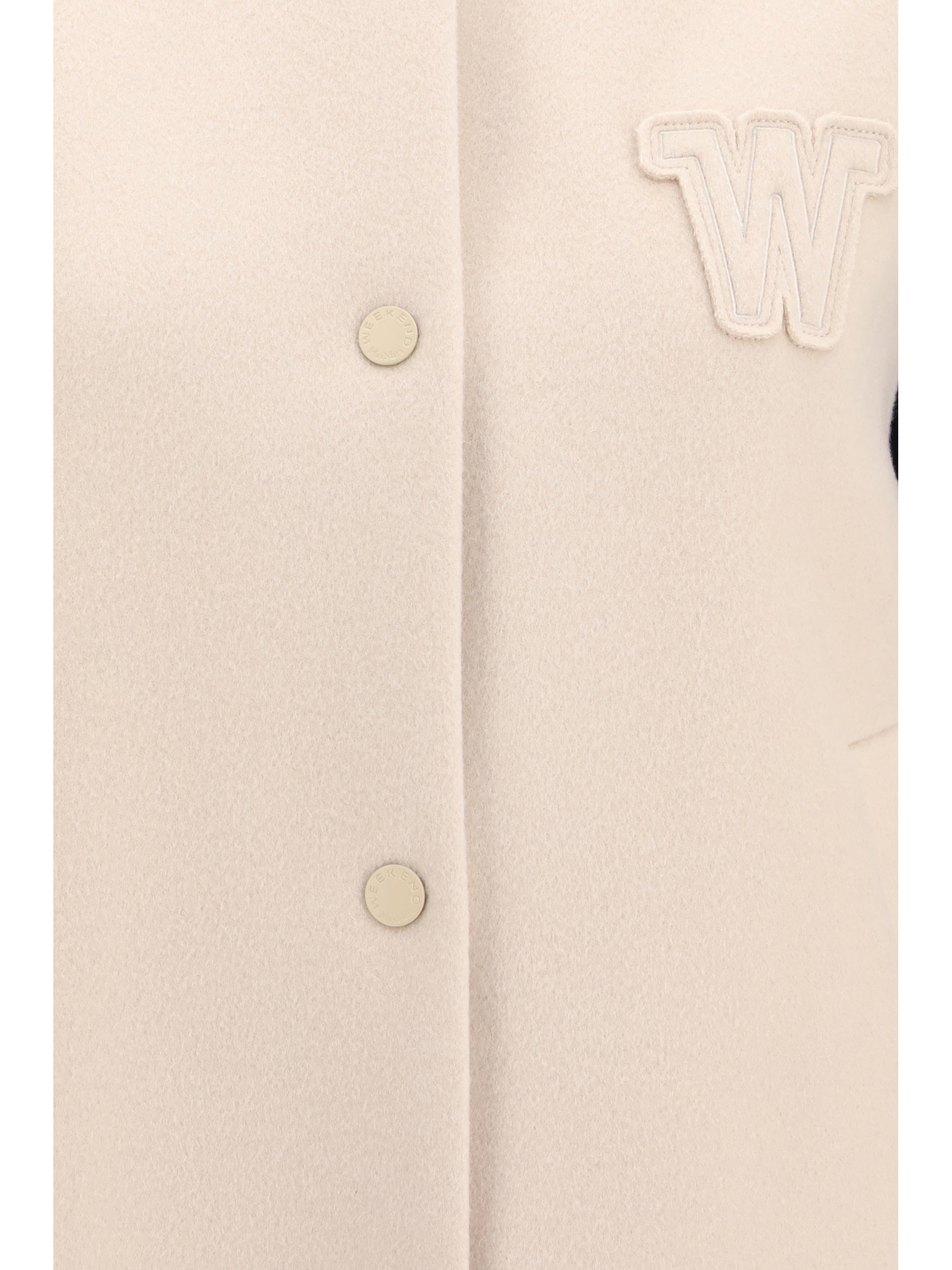 MAX MARA WEEKEND 38 oversized bomber in double wool