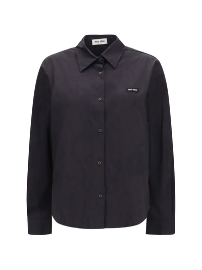 stretch poplin shirt