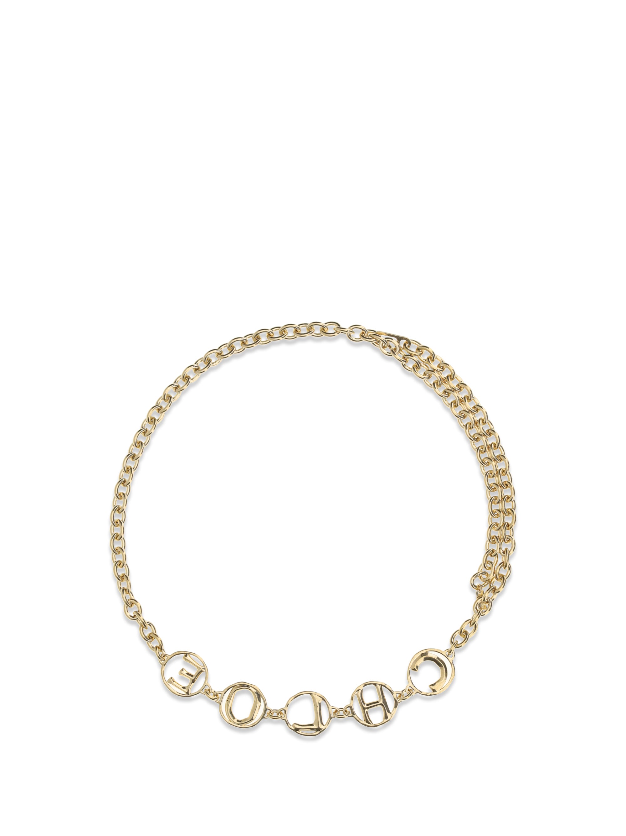 CHLOÉ OS script jewel belt