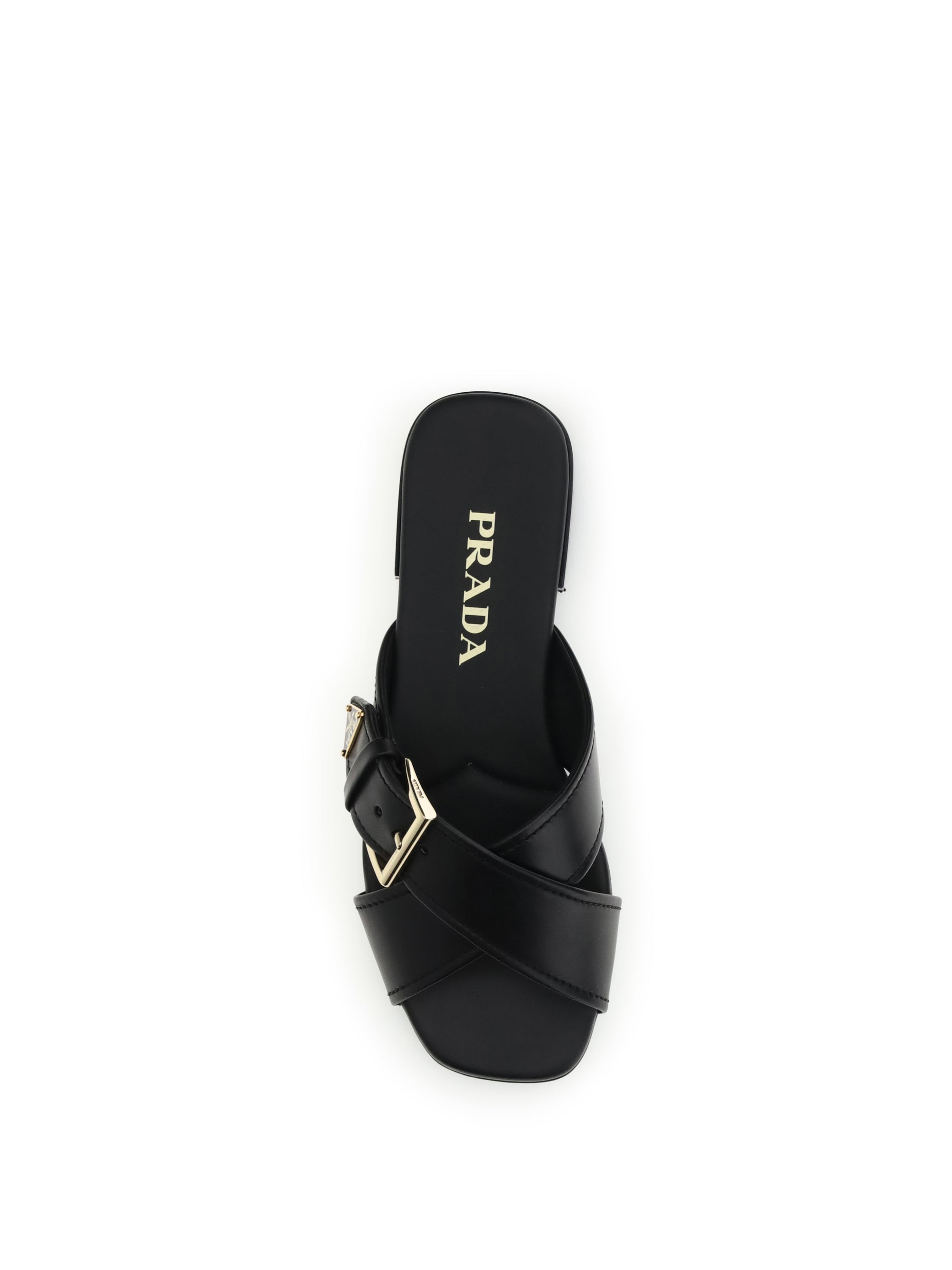 PRADA 37 leather sandals