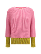 MARNI 40 color block wool sweater