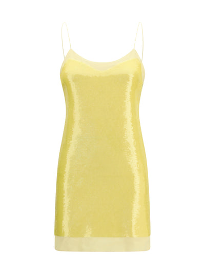 sequined mini dress