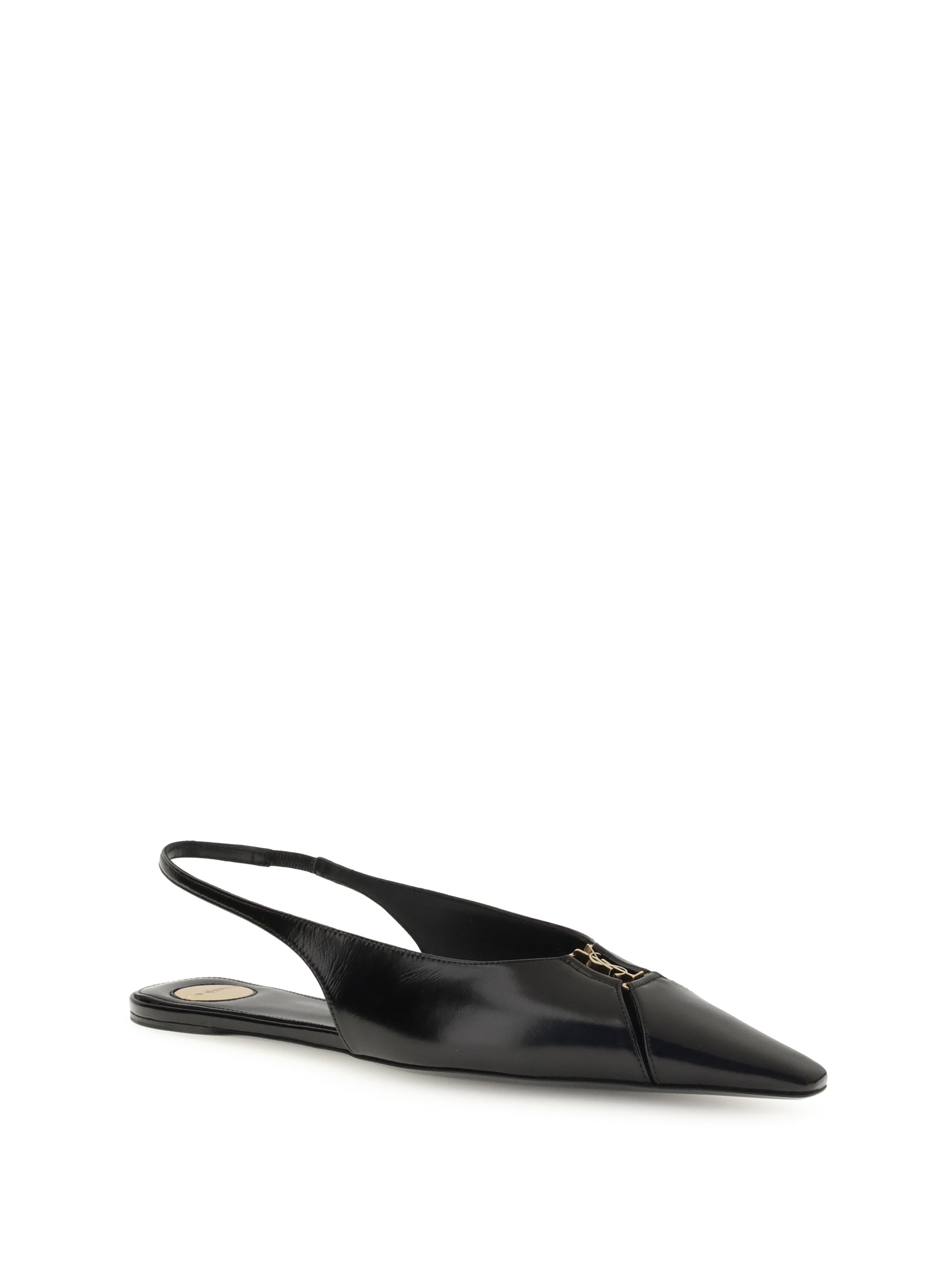 SAINT LAURENT 36 babylon ballerinas