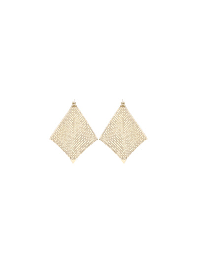 pixel chainmail earrings