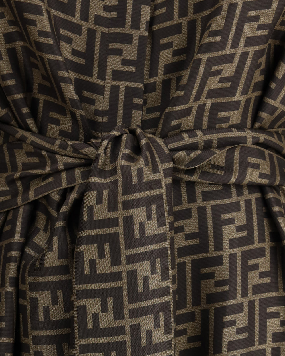 ff pattern shirt dress