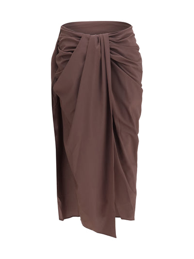 pareo skirt in stretch muslin