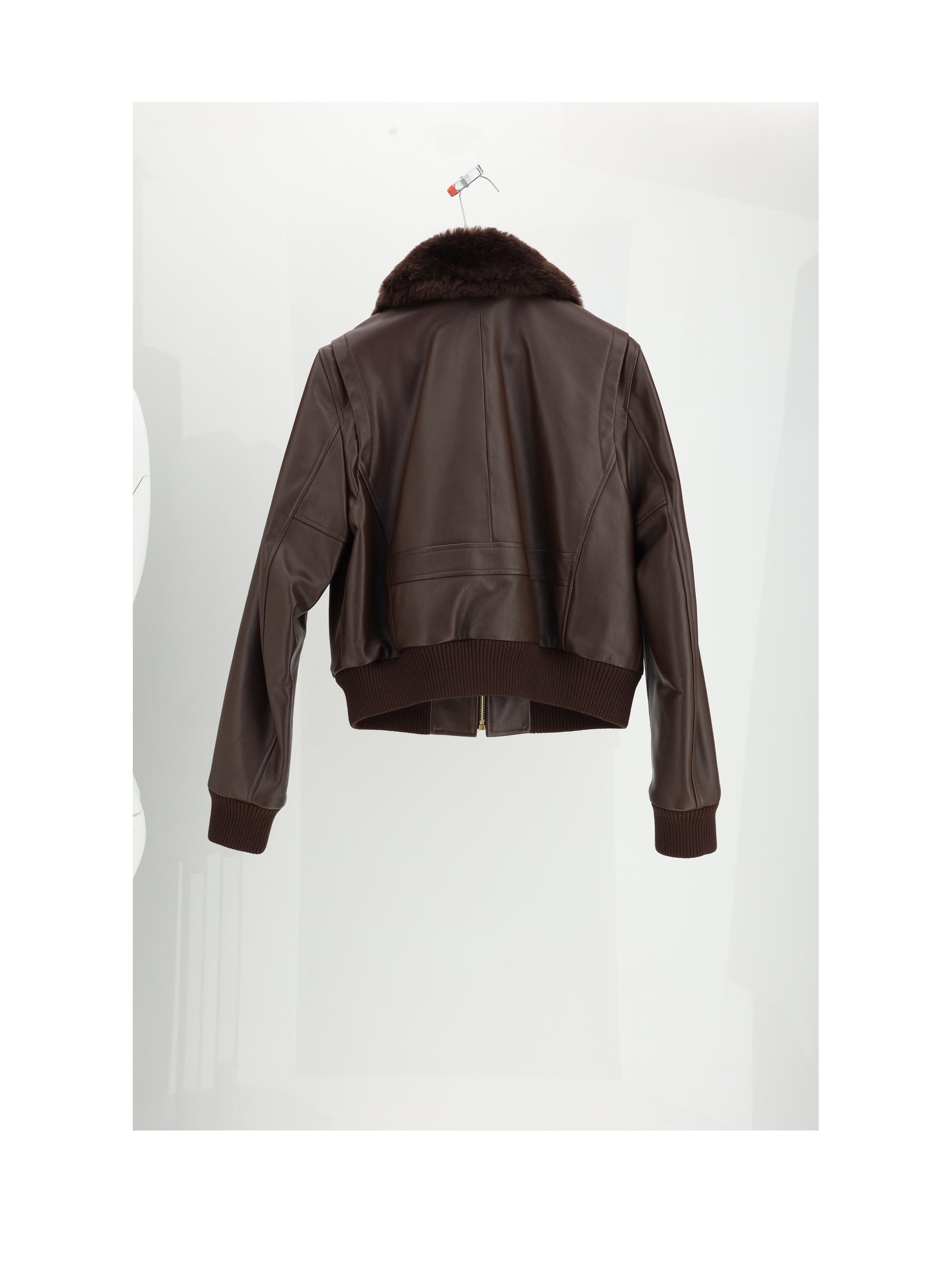 CELINE 38 blouson aviateur col amovible
