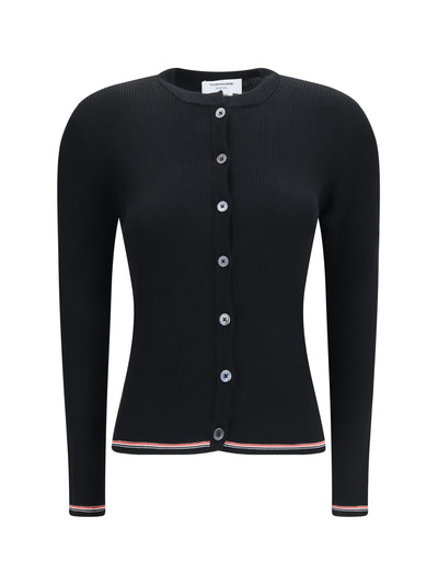 ribbed merino wool cardigan