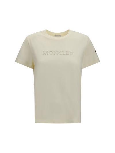 cotton t-shirt with a tone on tone embroidered logo