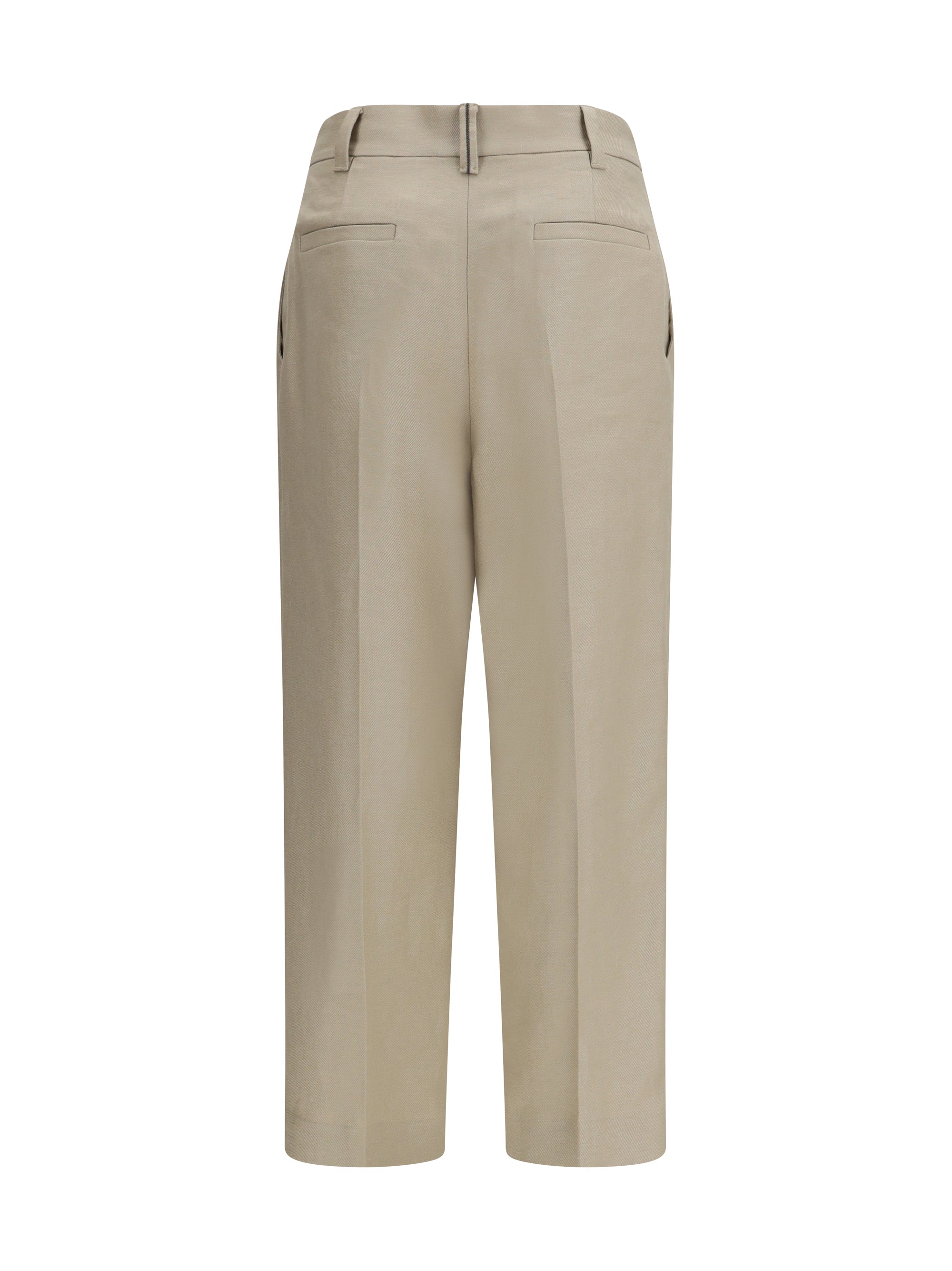 BRUNELLO CUCINELLI 38 linen trousers