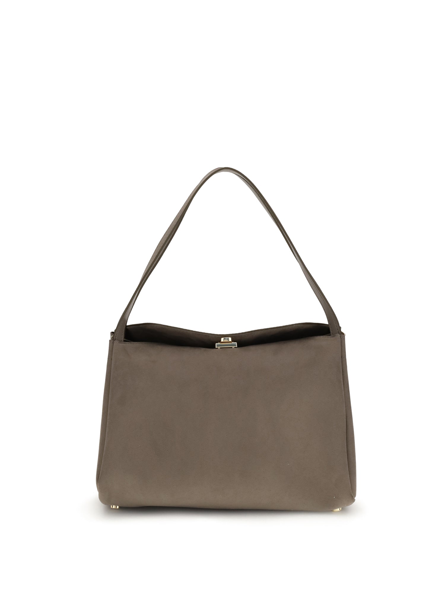 THEMOIRÈ OS eudora suede vegan shoulder bag