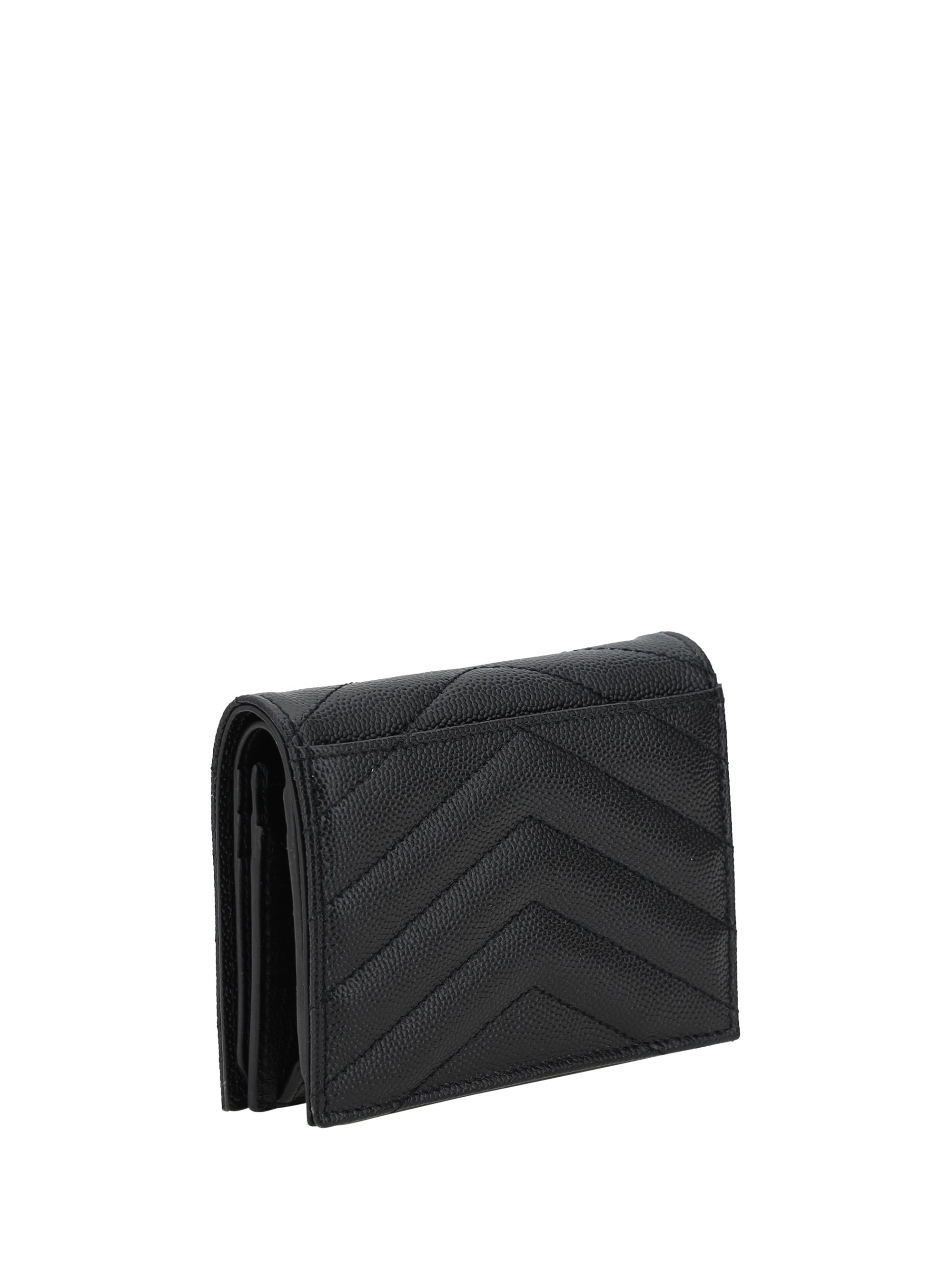 SAINT LAURENT OS cassandre matelassé card holder