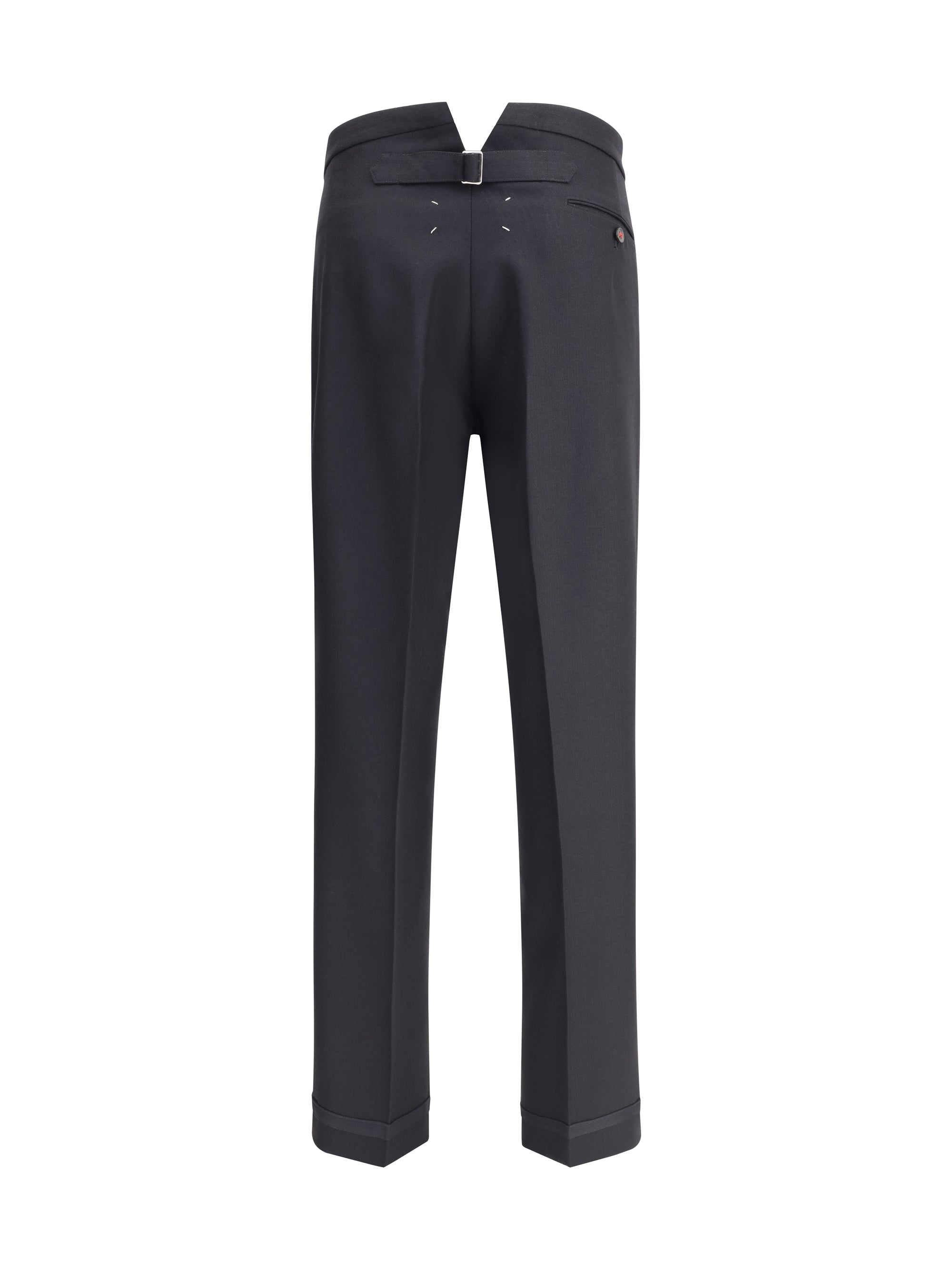 MARGIELA 40 wool pleated pants