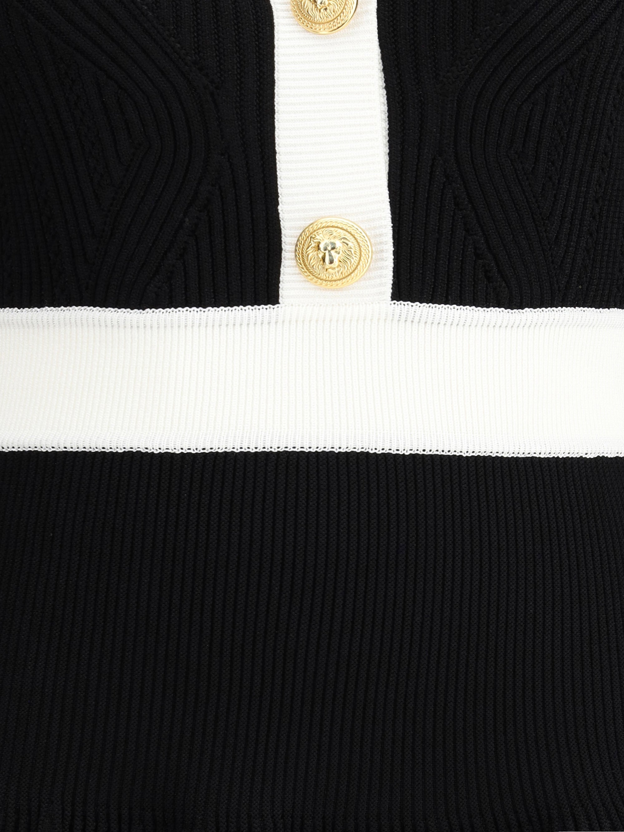 BALMAIN 34 knit short dress