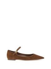 DOLCE & GABBANA 36 suede and nappa leather ballerinas