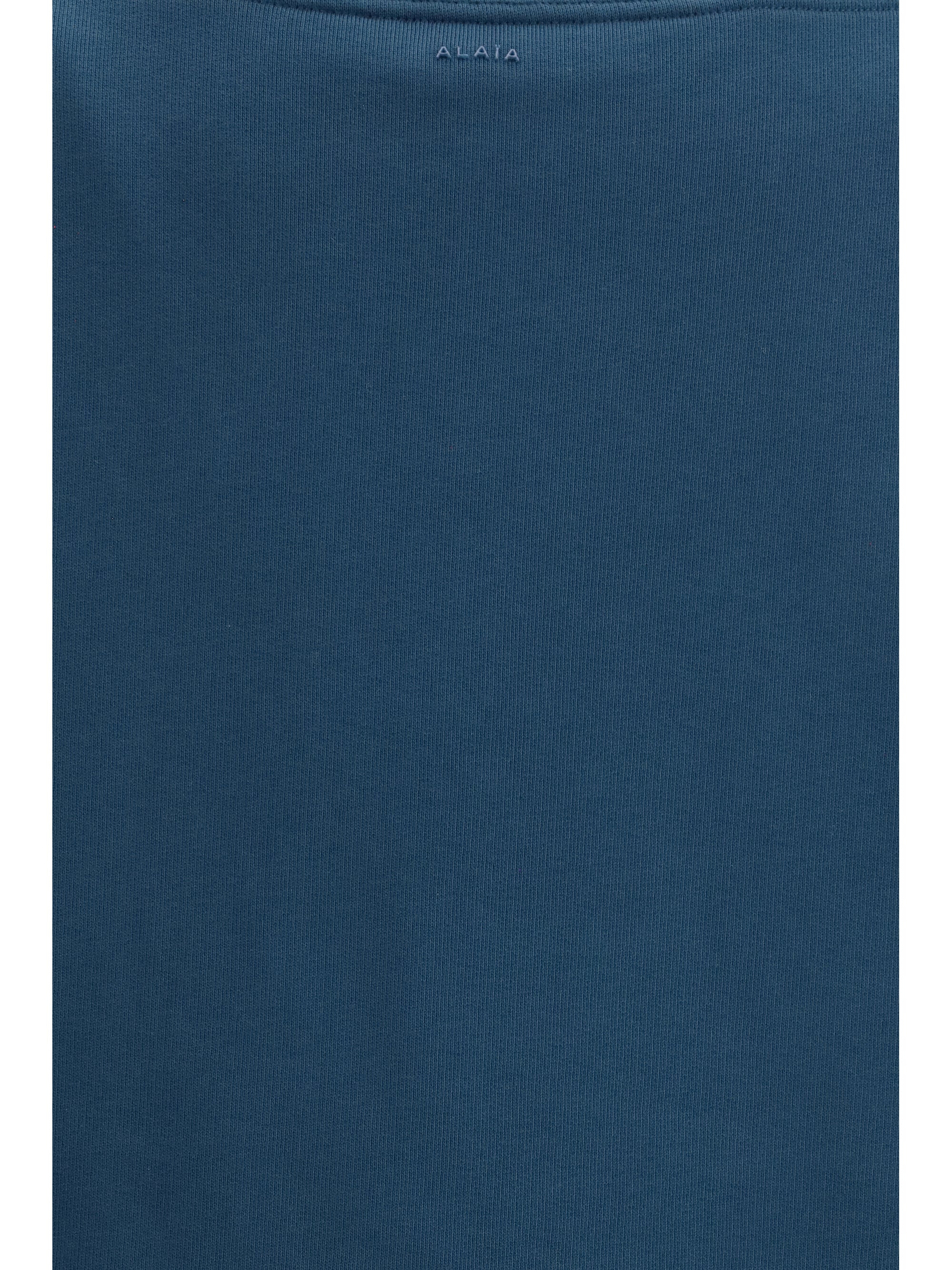 ALAIA 38 cotton sweatshirt with a boat neckline