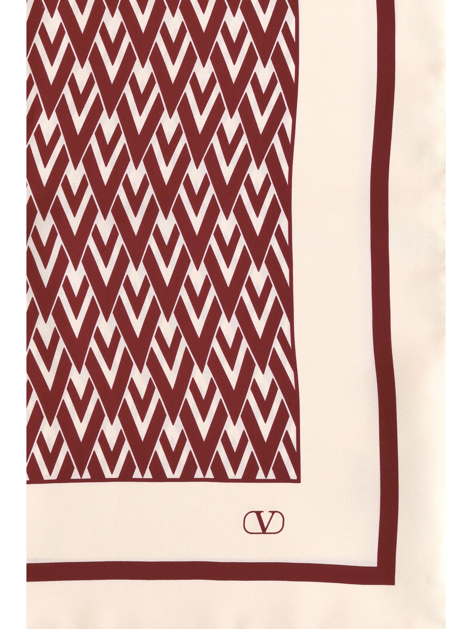 VALENTINO GARAVANI OS toute la v silk scarf