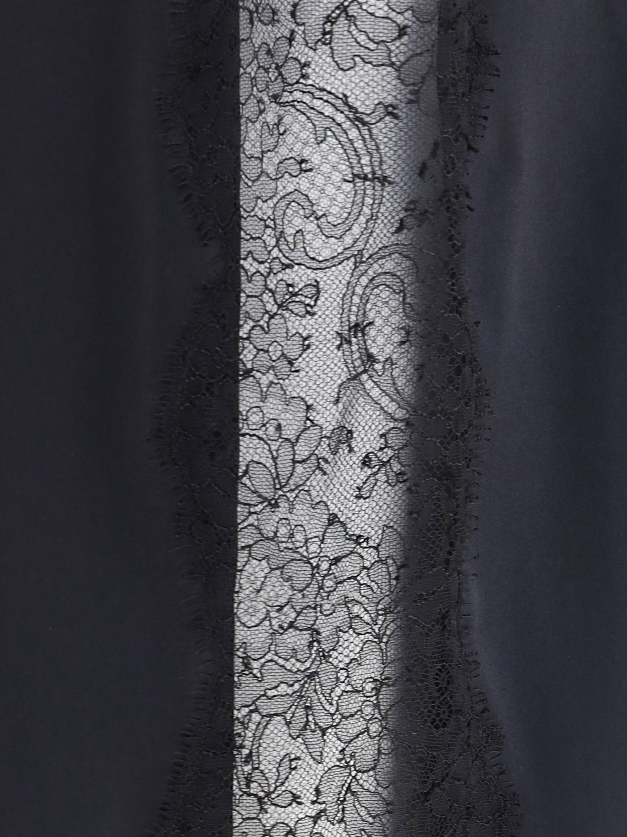 TOM FORD 42 satin skirt with lace details