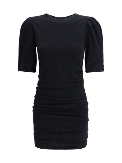 mini dress in stretch cotton