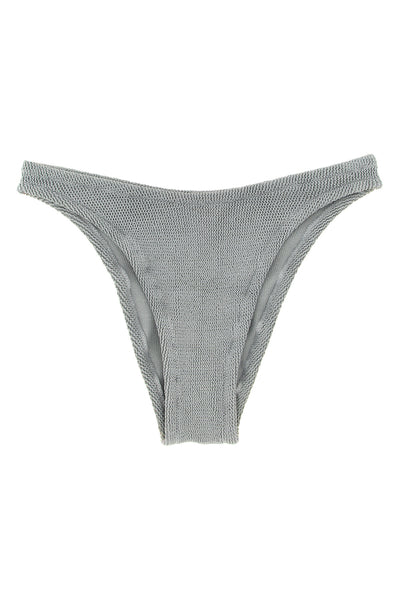 elise bikini bottoms in crinkle lurex fabric