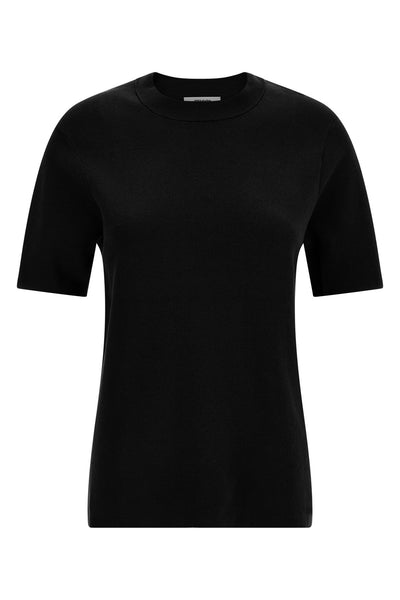 mercerized cotton crew neck t-shirt