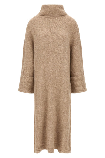 manhattan alpaca knit midi dress