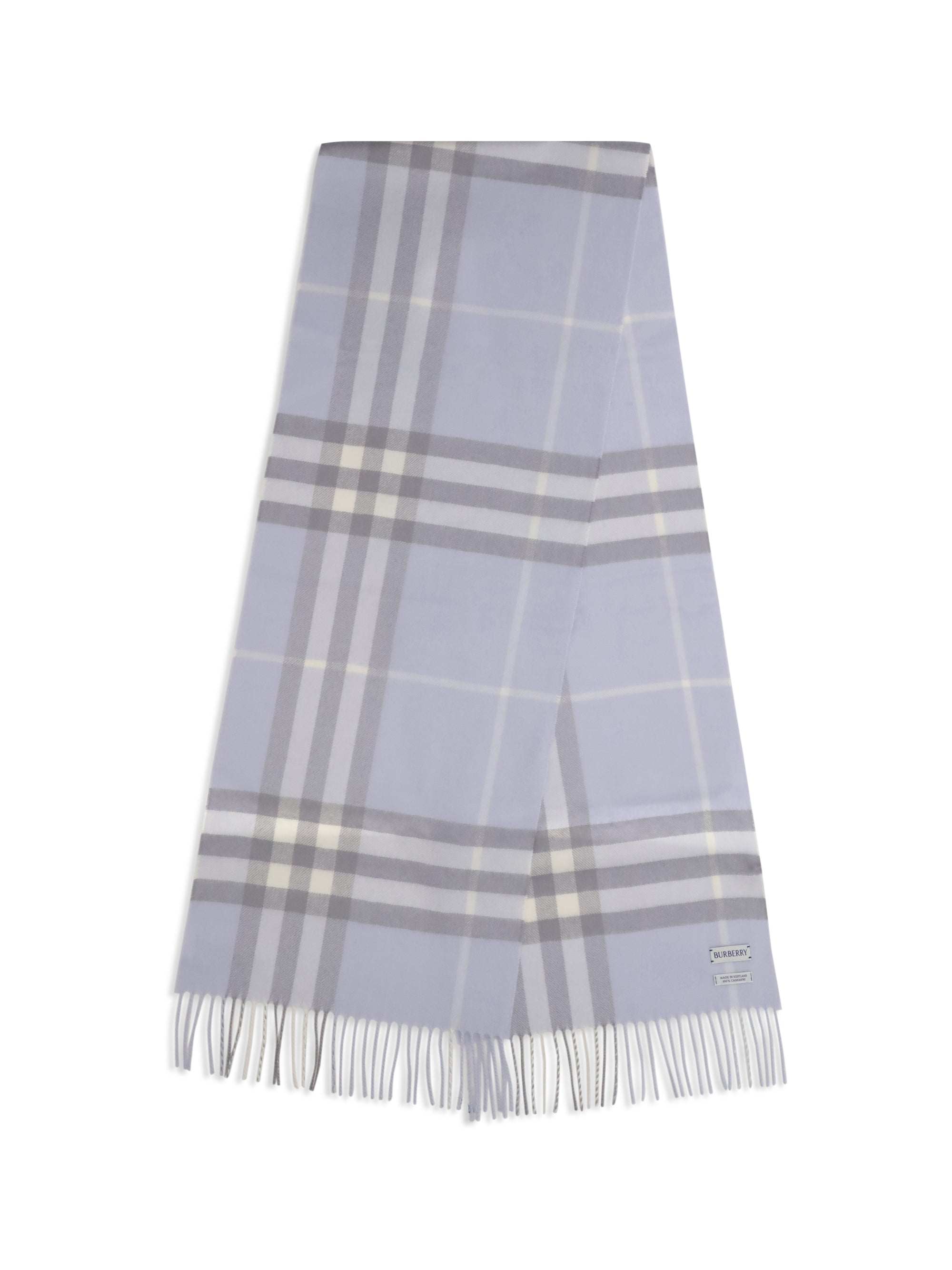BURBERRY OS embroidered cashmere scarf