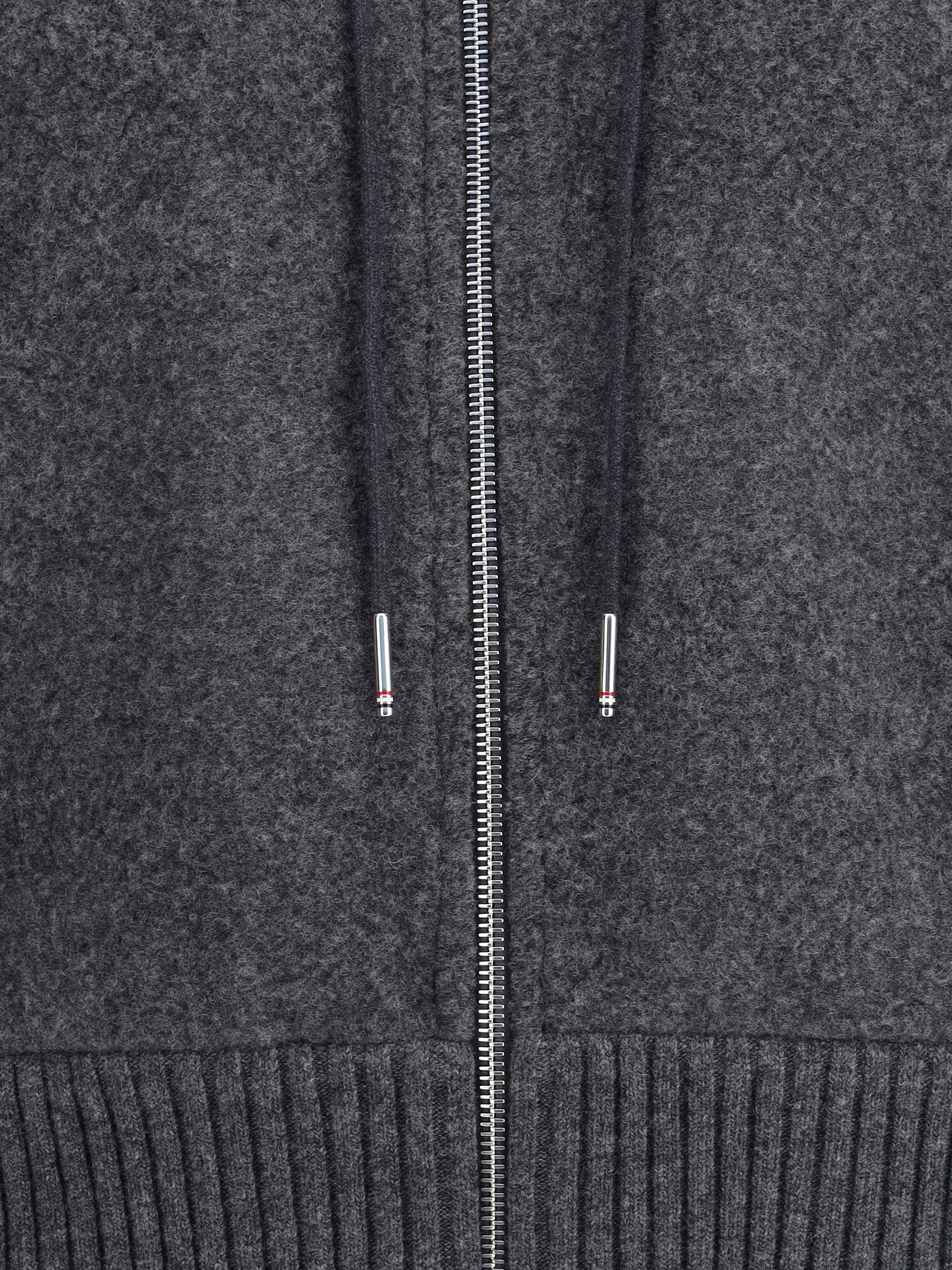 THOM BROWNE 40 wool hoodie