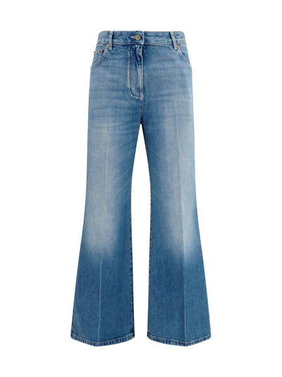straight-leg jeans