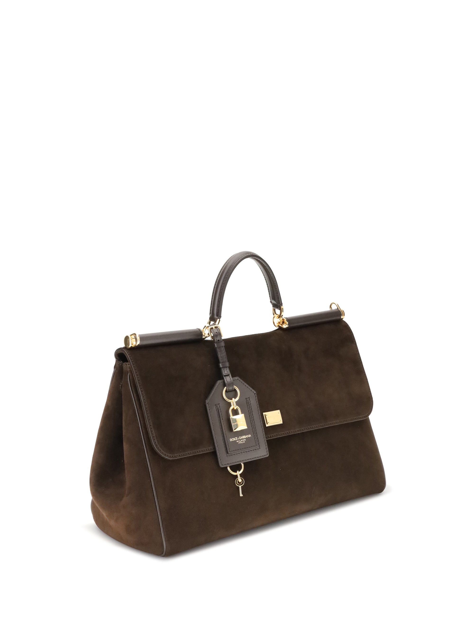 DOLCE & GABBANA OS sicily suede handbag