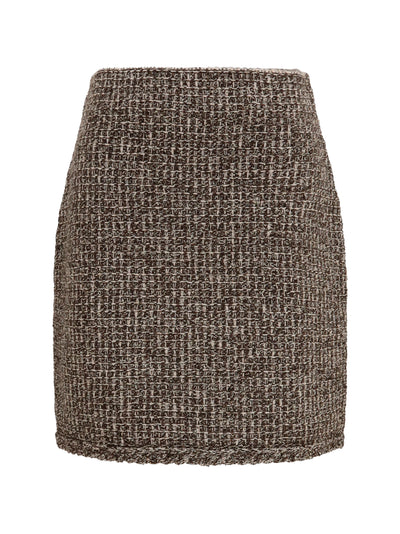 tweed mini skirt
