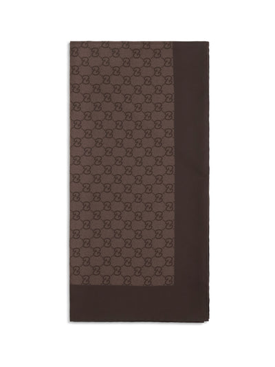 gg silk twill jacquard scarf