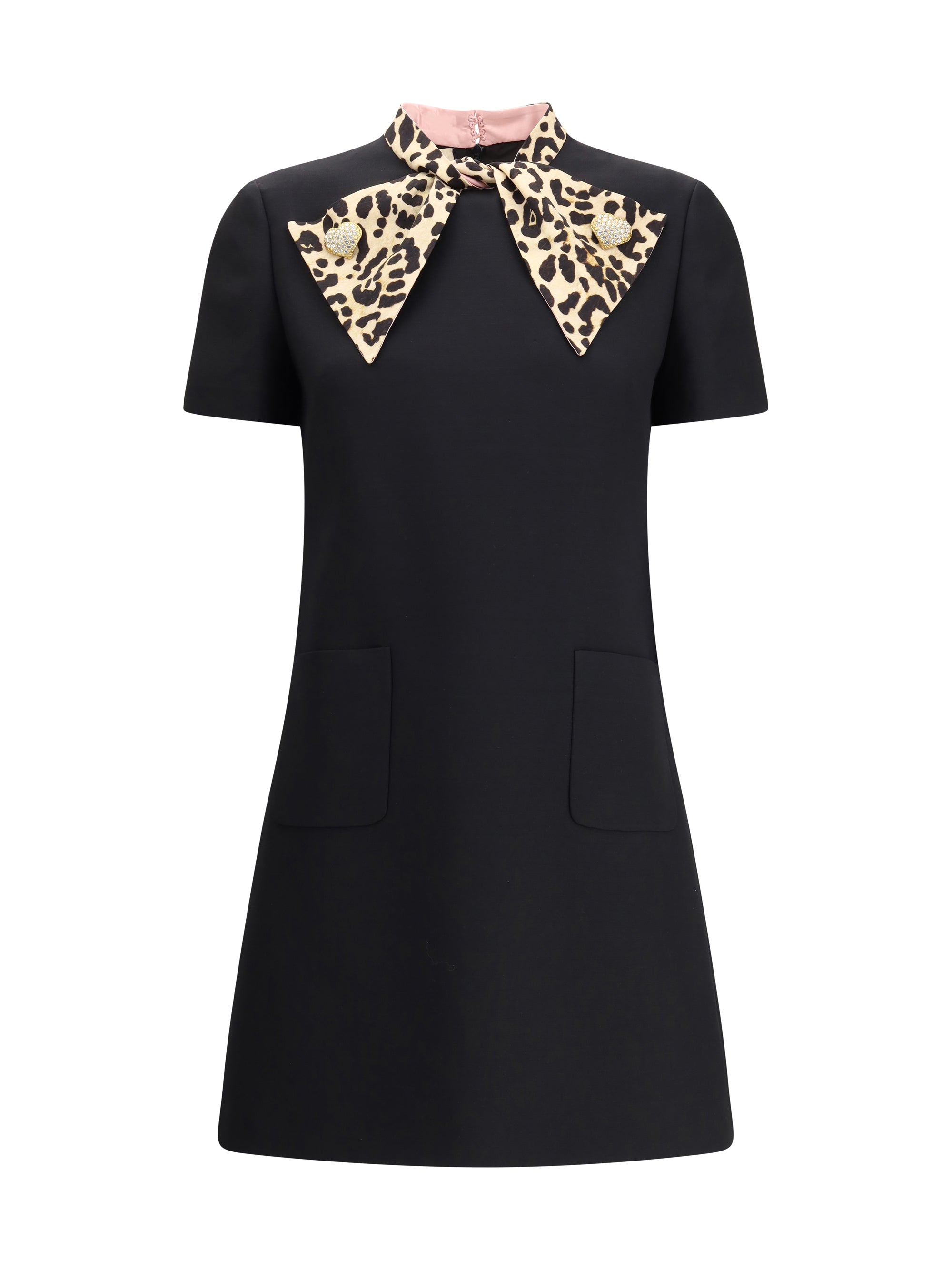 VALENTINO 42 crepe couture short dress