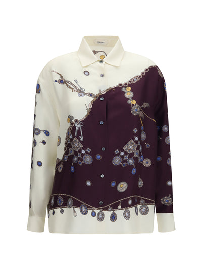 printed silk shirt