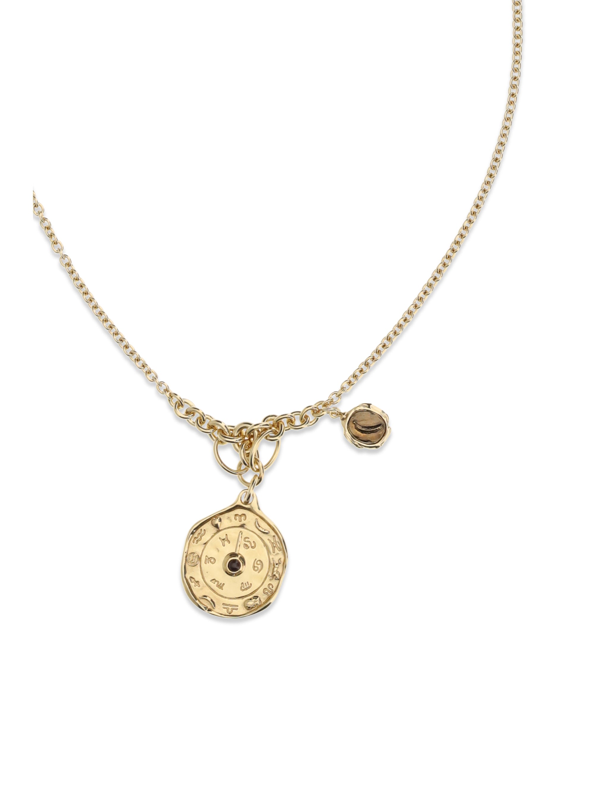 CHLOÉ OS medals pendant necklace