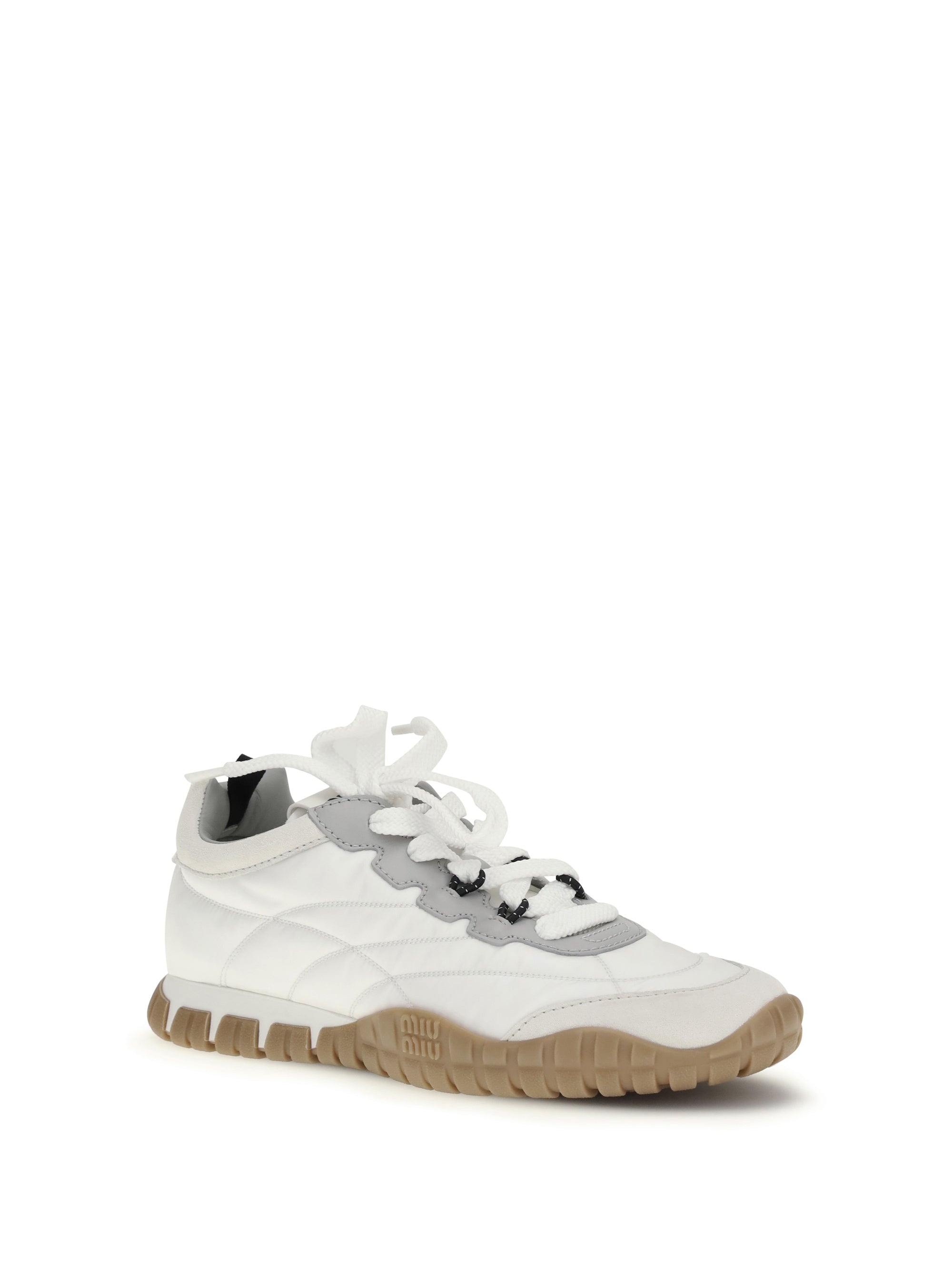 MIU MIU 37 fabric and suede sneakers
