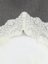 JIL SANDER 34 midi wool and lace skirt