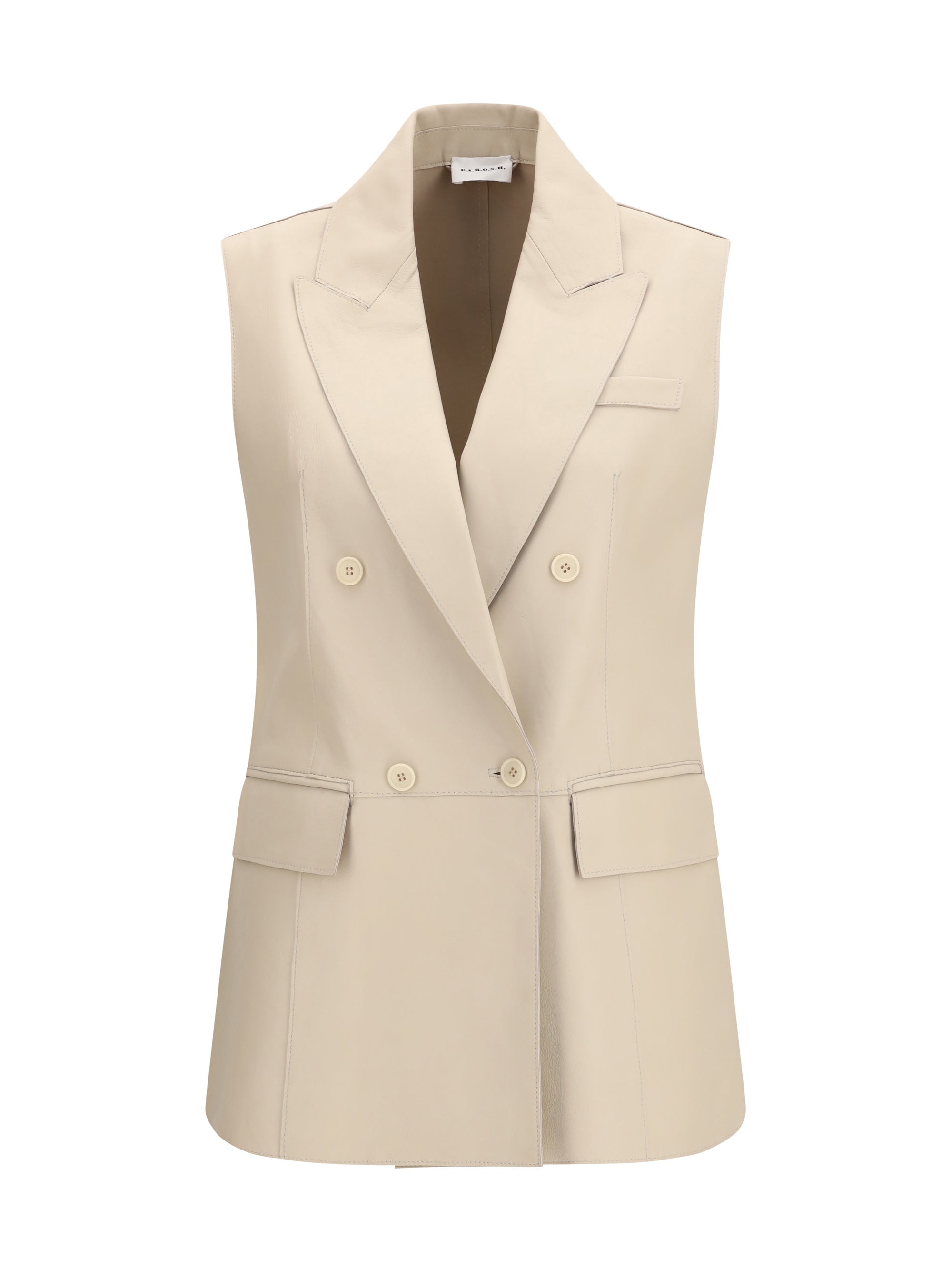 P.A.R.O.S.H. S leather gilet