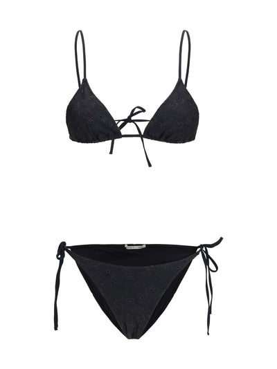 bikini with floral details