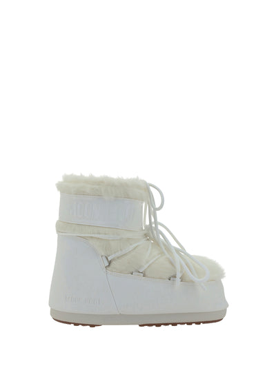 icon low faux fur boots