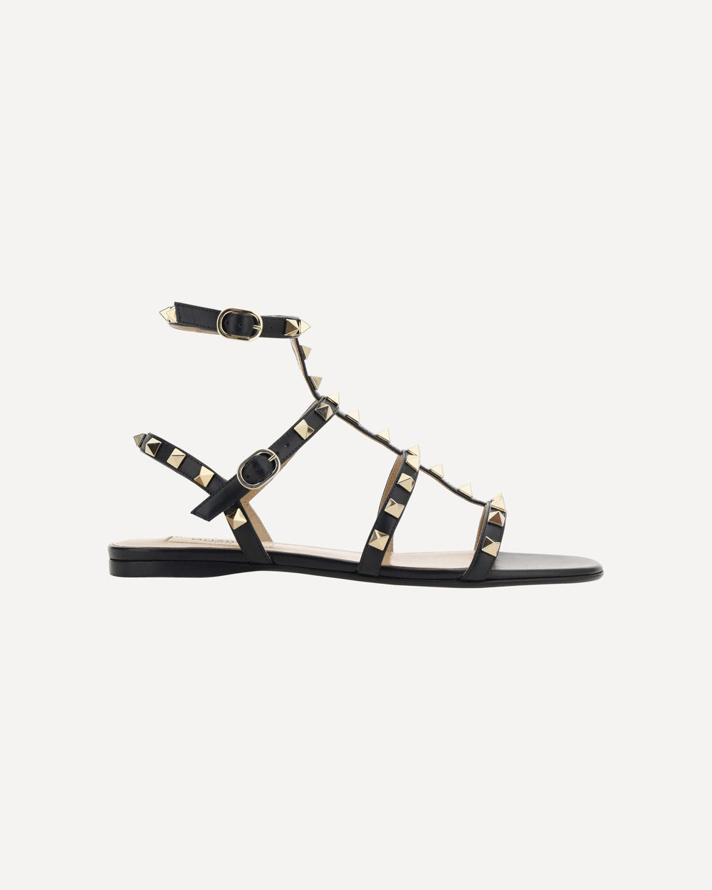 VIP【送料関税込】VALENTINO GARAVANI ROCKSTUD LEATHER SANDALS Valentino Garavani Rockstud leather sandals in gold