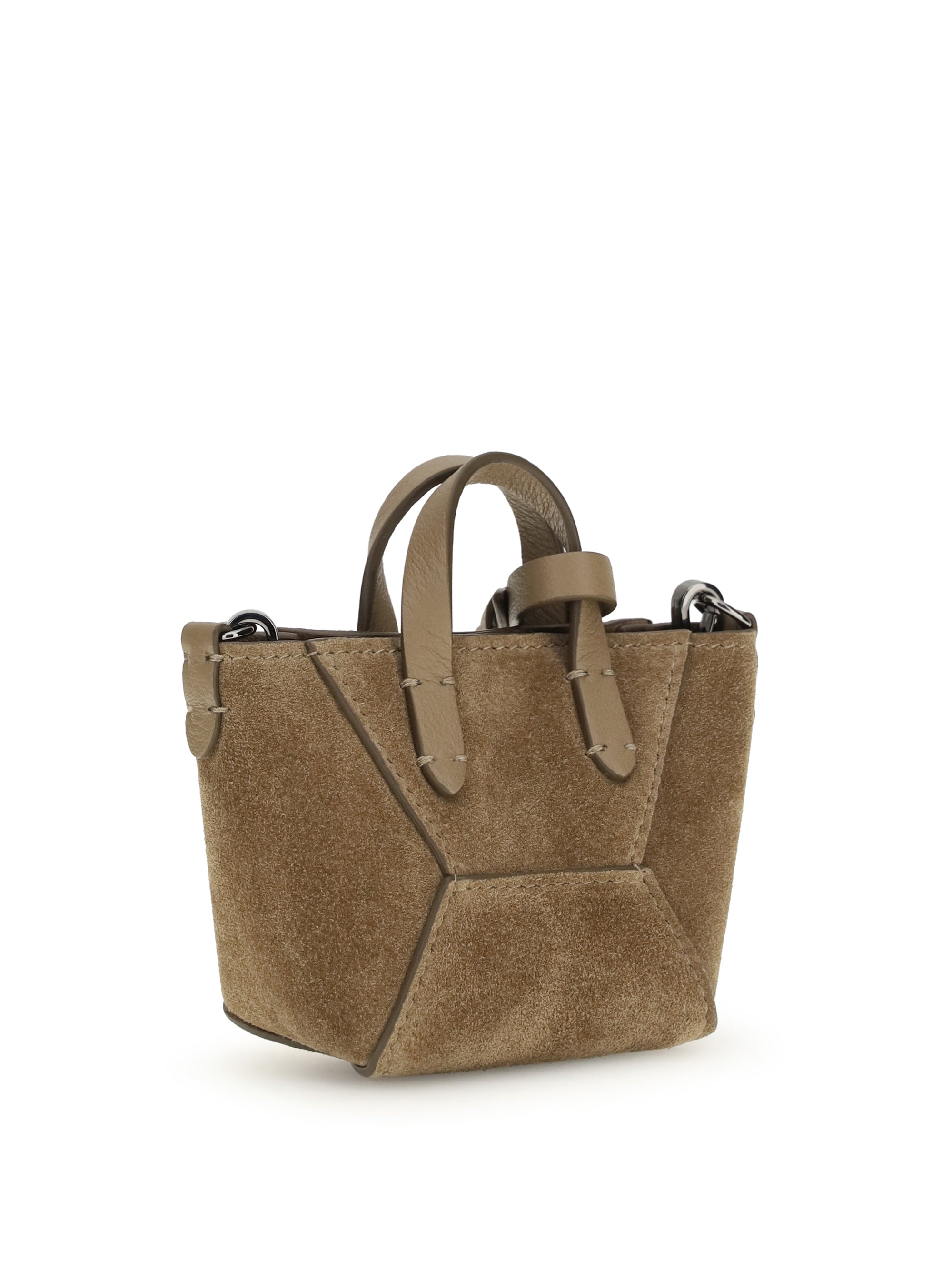 BRUNELLO CUCINELLI OS micro suede shoulder bag