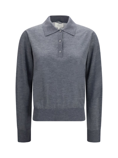 miles long-sleeve fine-knit polo