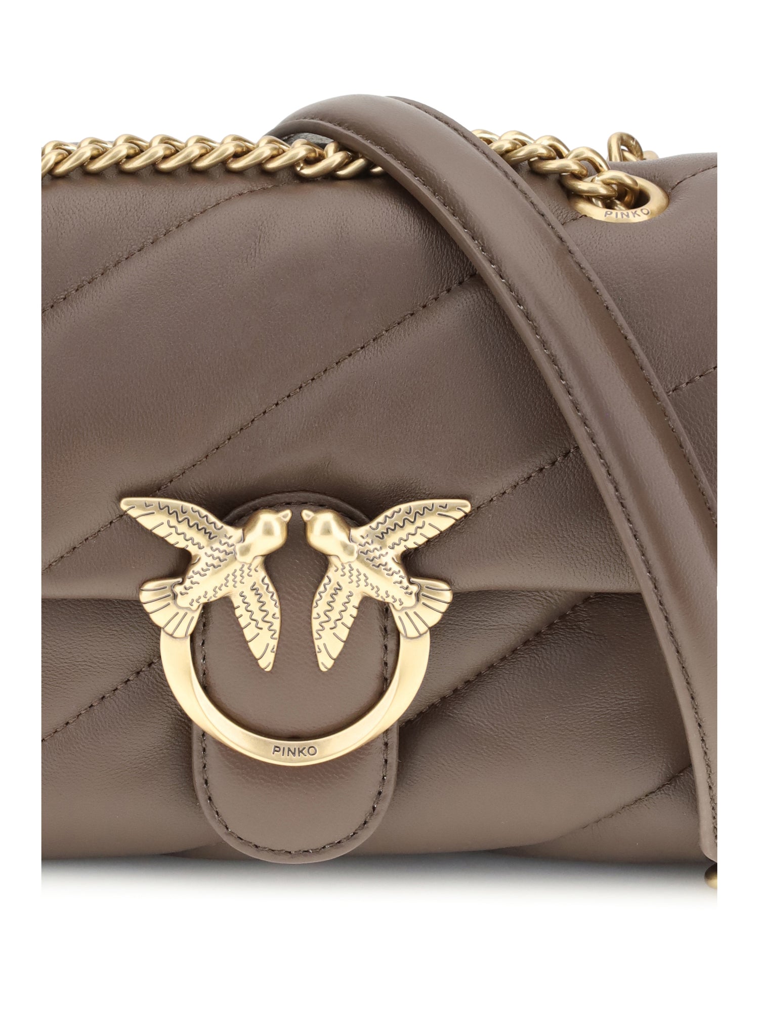 PINKO OS love mini puff shoulder bag