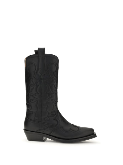embroidered western boots